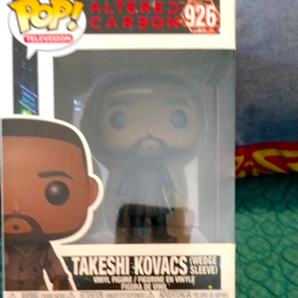 New In Box Funko Pop Altered Carbon # 926 Takeshi Kovacs (Wedge Sleeve)